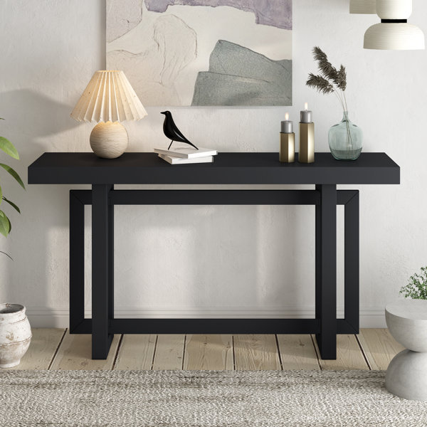 Ivy Bronx ConcreteTop Console Table Contemporary Design, Versatile